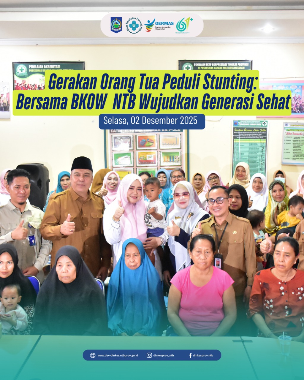 Gerakan Orang Tua Peduli Stunting: Bersama BKOW NTB Wujudkan Generasi Sehat