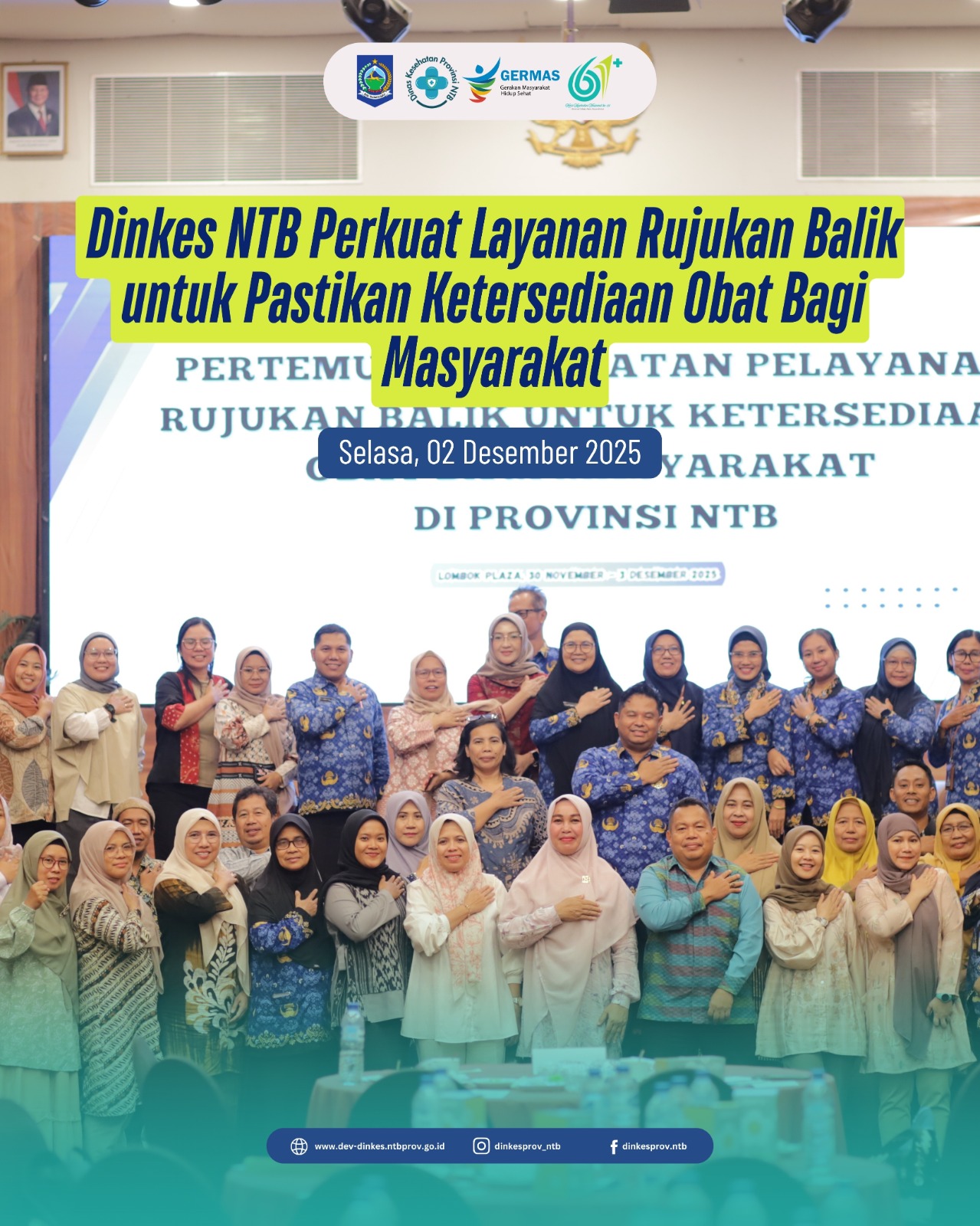 Dinkes NTB Perkuat Layanan Rujukan Balik untuk Pastikan Ketersediaan Obat Bagi Masyarakat