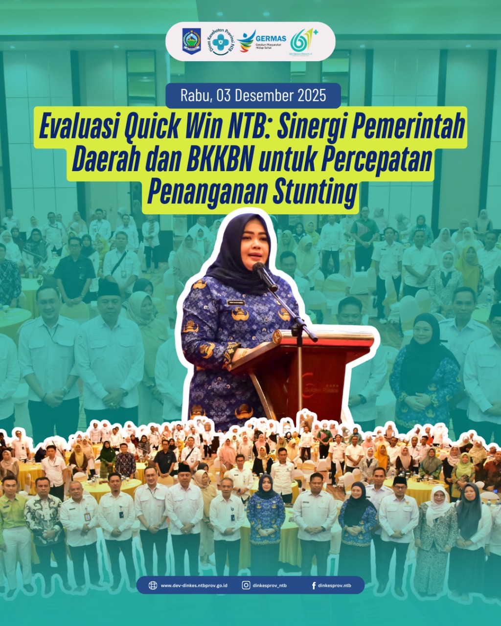 Evaluasi Quick Win NTB: Sinergi Pemerintah Daerah dan BKKN untuk Percepatan Penanganan Stunting