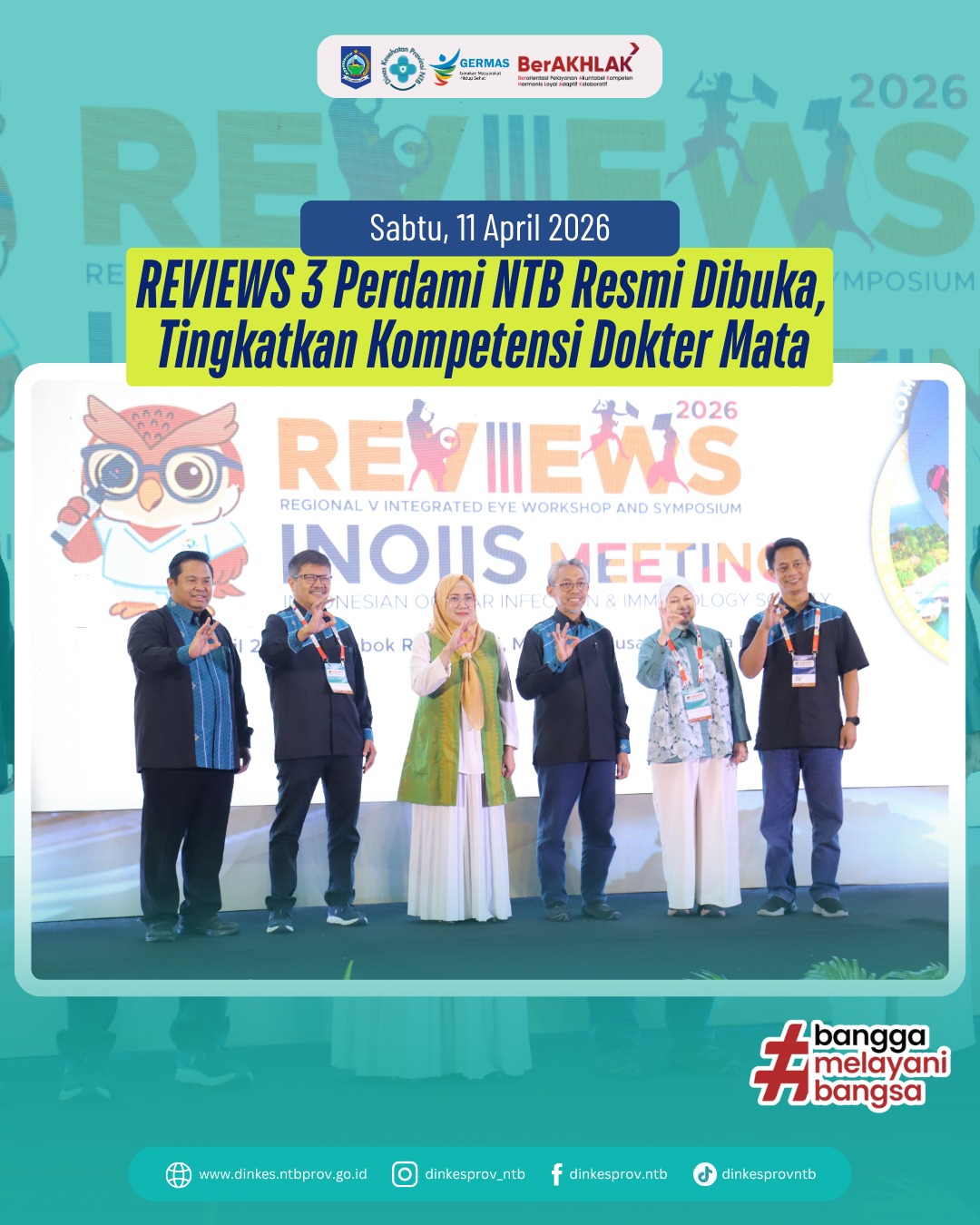 REVIEWS 3 Perdami NTB Resmi Dibuka, Tingkatkan Kompetensi Dokter Mata