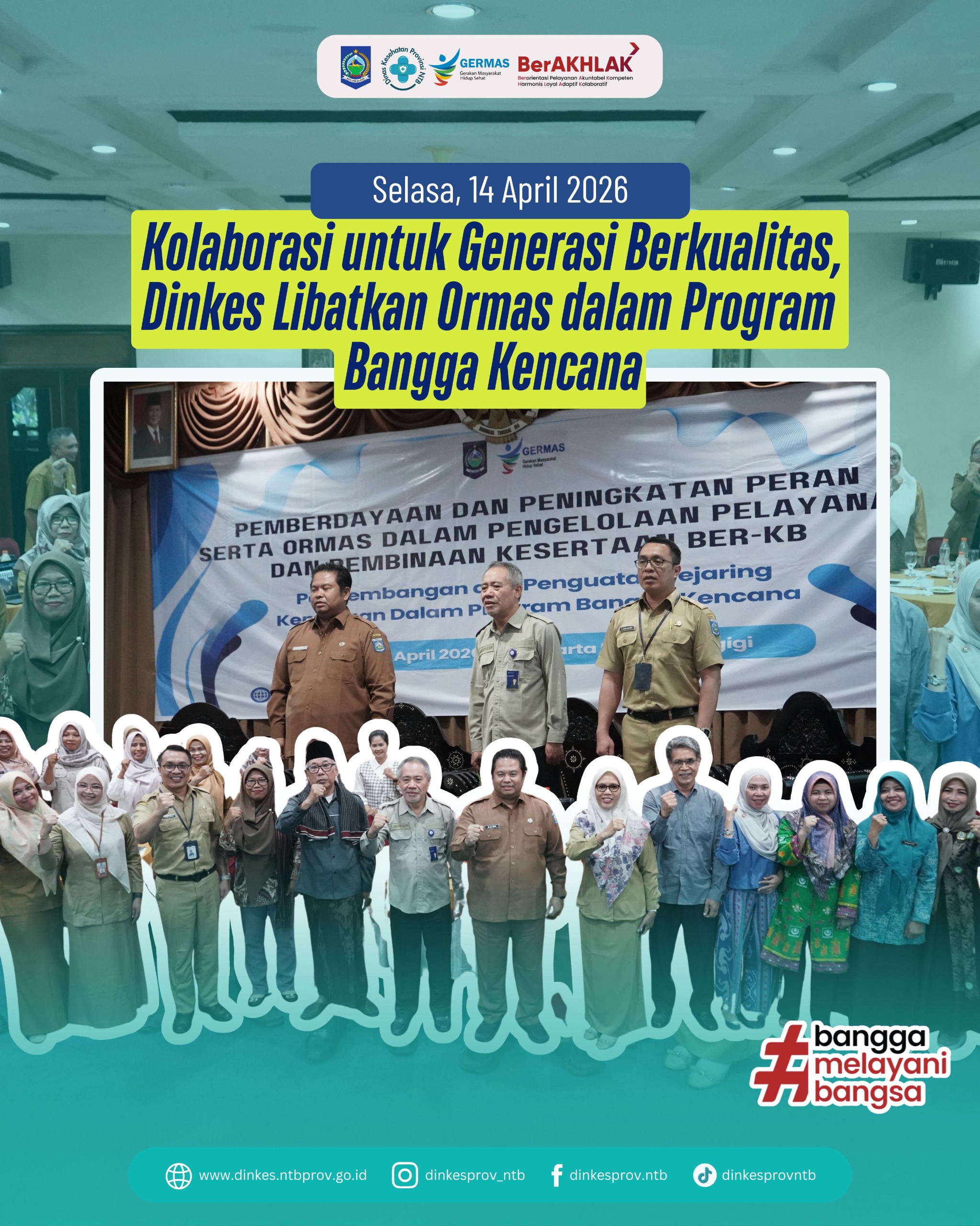 Kolaborasi untuk Generasi Berkualitas, Dinkes Libatkan Ormas dalam Program Bangga Kencana