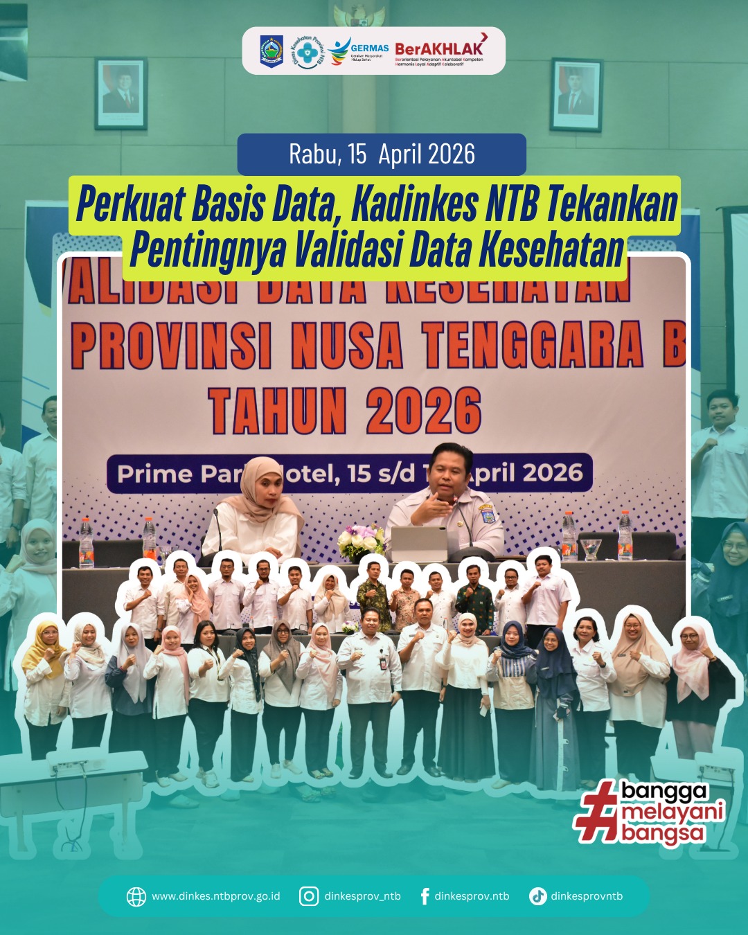 Perkuat Basis Data, Kadinkes NTB Tekankan Pentingnya Validasi Data Kesehatan