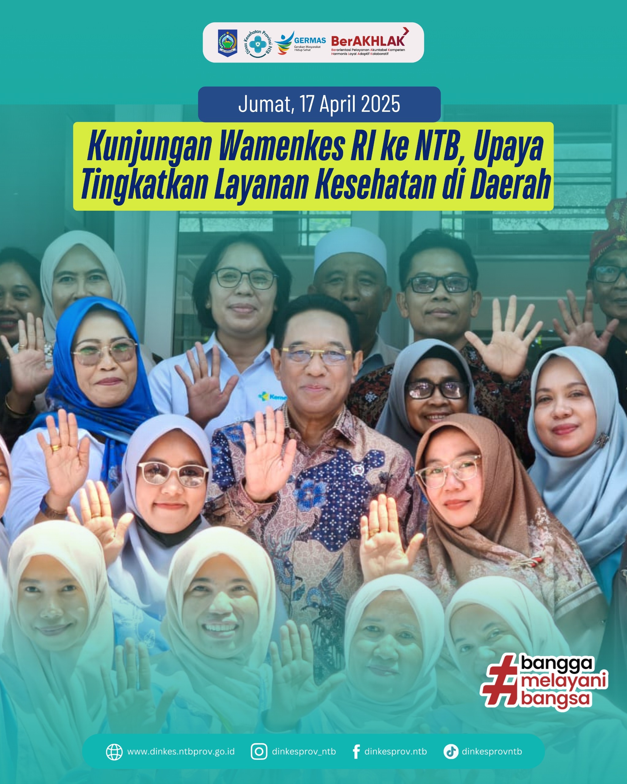 Kunjungan Wamenkes RI ke NTB, Upaya Tingkatkan Layanan Kesehatan di Daerah