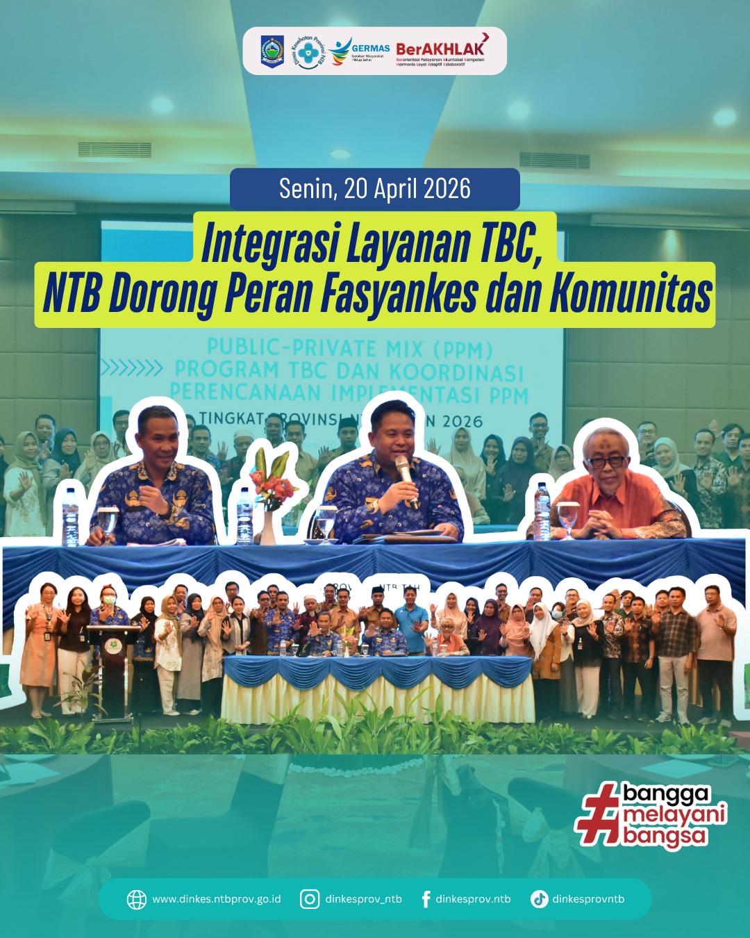 Integrasi Layanan TBC, NTB Dorong Peran Fasyankes dan Komunitas