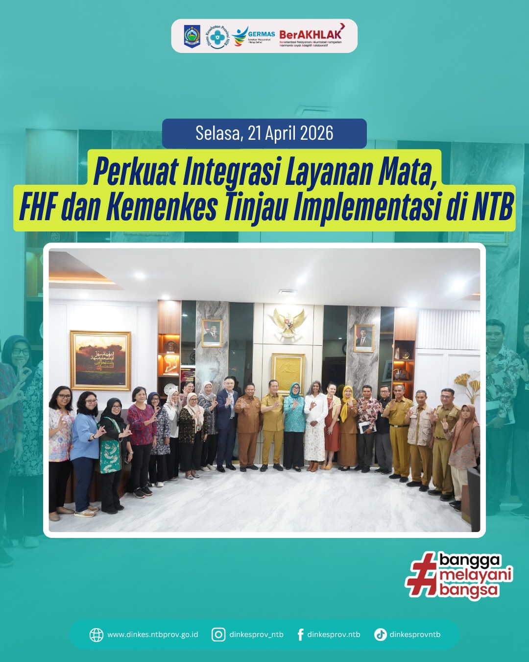 Perkuat Integrasi Layanan Mata, FHF dan Kemenkes Tinjau Implementasi di NTB