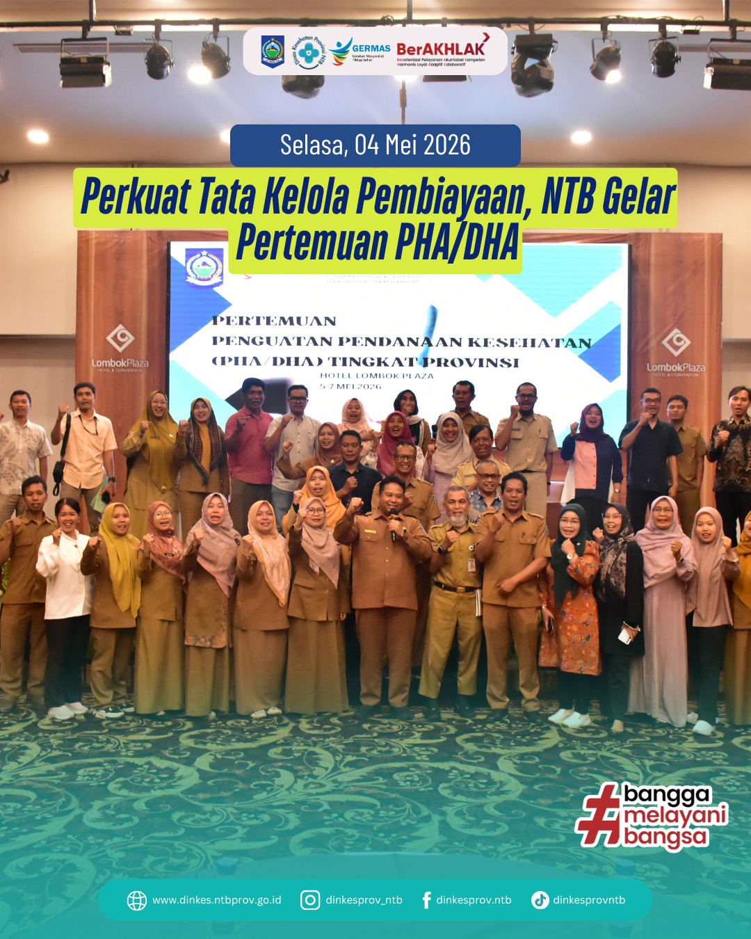 Perkuat Tata Kelola Pembiayaan, NTB Gelar Pertemuan PHA/DHA