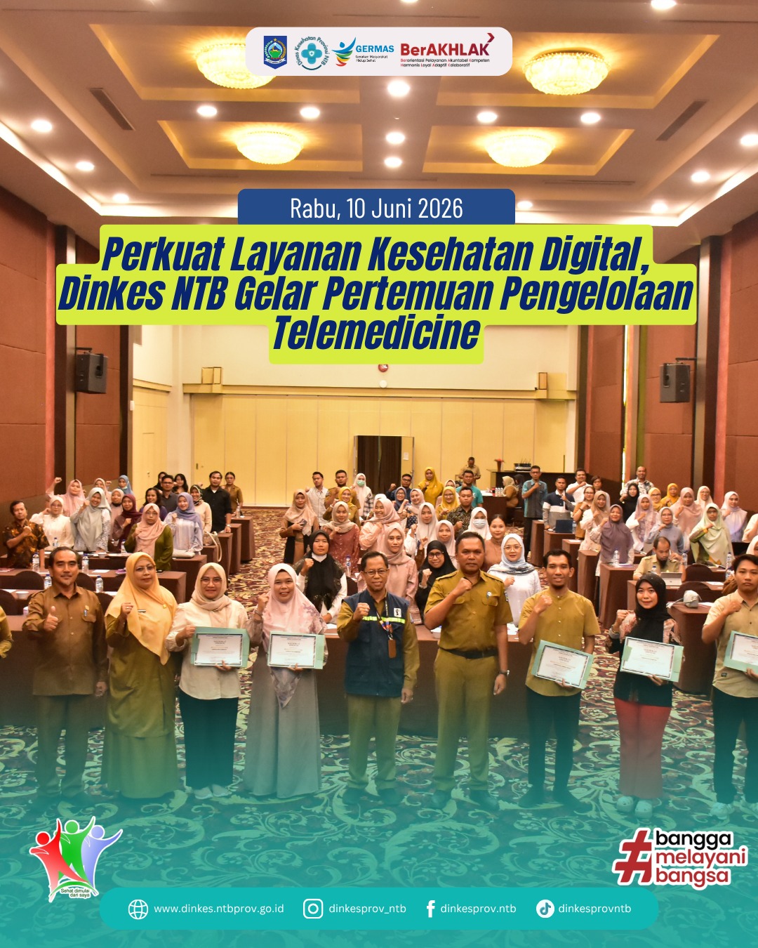 Perkuat Layanan Kesehatan Digital, NTB Gelar Pertemuan Pengelolaan Telemedicine