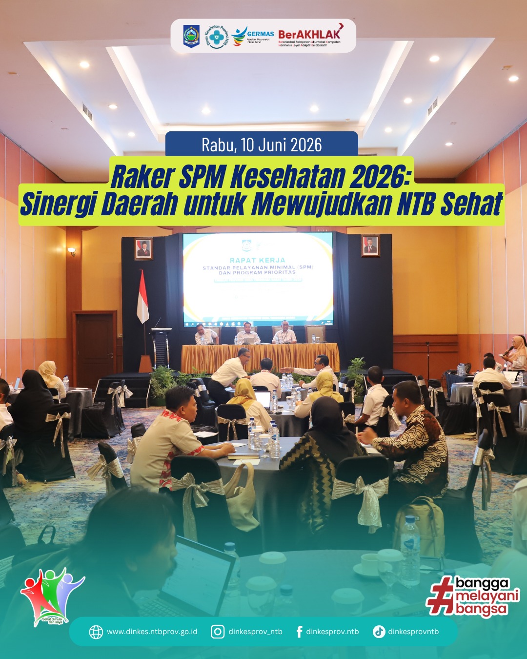 Raker SPM Kesehatan 2026: Sinergi Daerah untuk Mewujudkan NTB Sehat