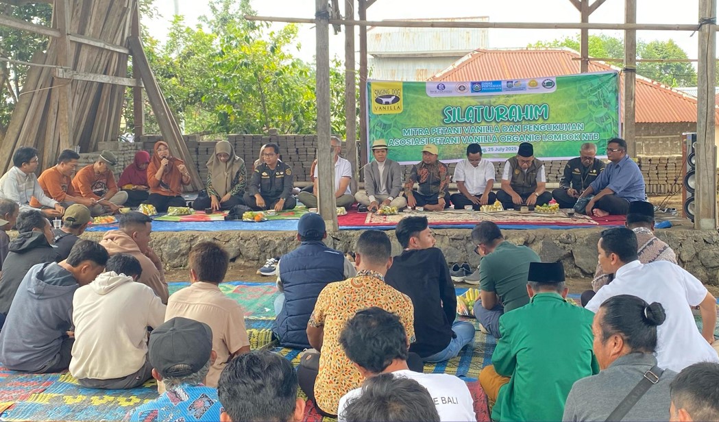 Perkuat Kolaborasi, Petani Vanili NTB Resi Kukuhkan Asosiasi Vanili Organik Lombok