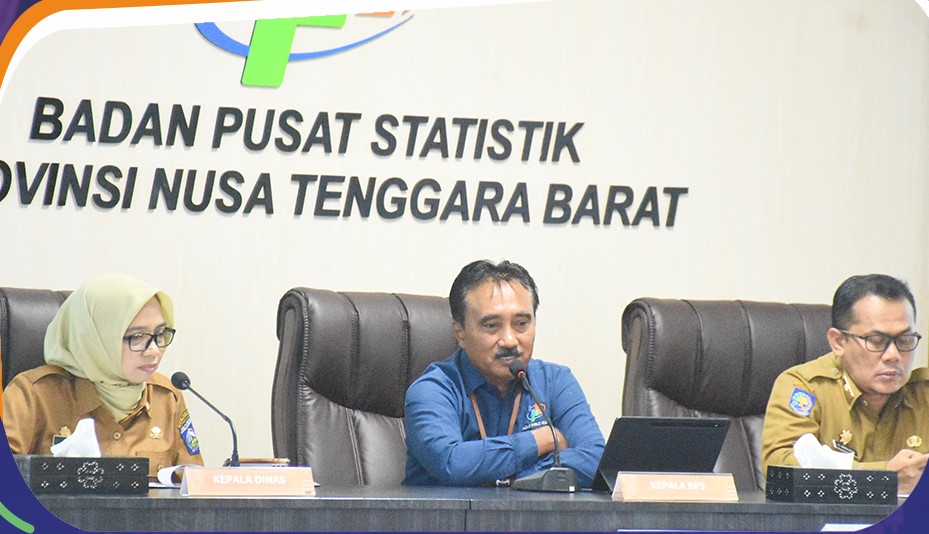Kadisdag Hadiri Rilis BPS Inflasi NTB Bulan Februari 2025