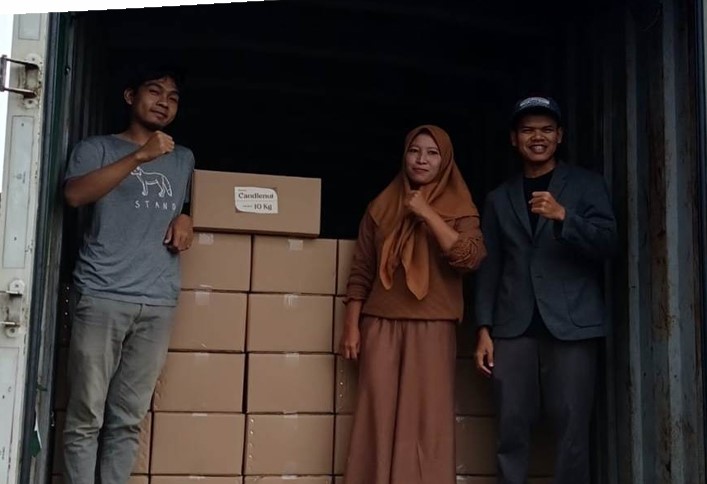 Mujnah Kemiri Lombok Ekspor 3 Ton Kemiri ke Jepang