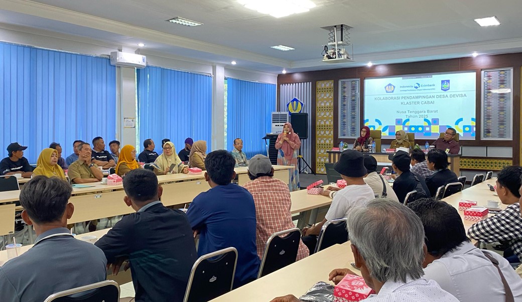 Beri Sambutan Acara Pendampingan Desa Devisa, Kadisdag Tekankan Pentingnya Kualitas dan Kuantitas Produk