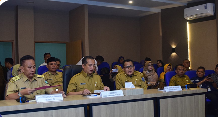 Kadisdag Dampingi Rakor Inflasi Dengan Kemendagri Via Zoom