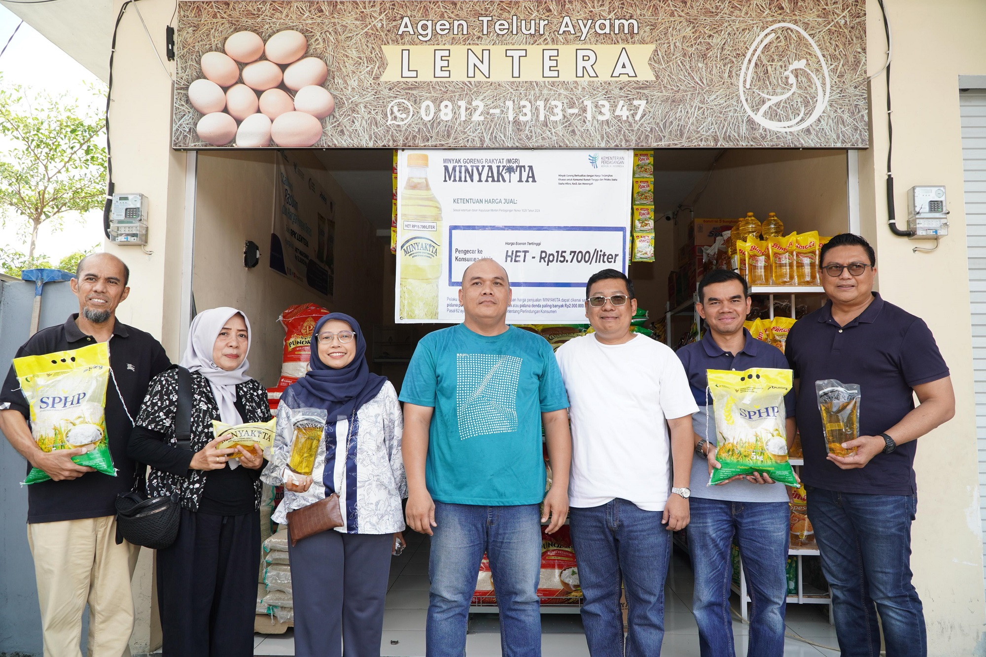 Monitoring dan Evaluasi Penyaluran Pangan Pokok Strategis oleh Kepala Bapanas di NTB