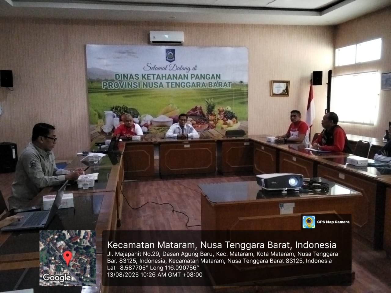 DINAS KETAHANAN PANGAN NTB LEKASANAKAN PERTEMUAN PENYUSUNAN PETA KETAHANAN DAN  KERENTANAN PANGAN NTB 2025