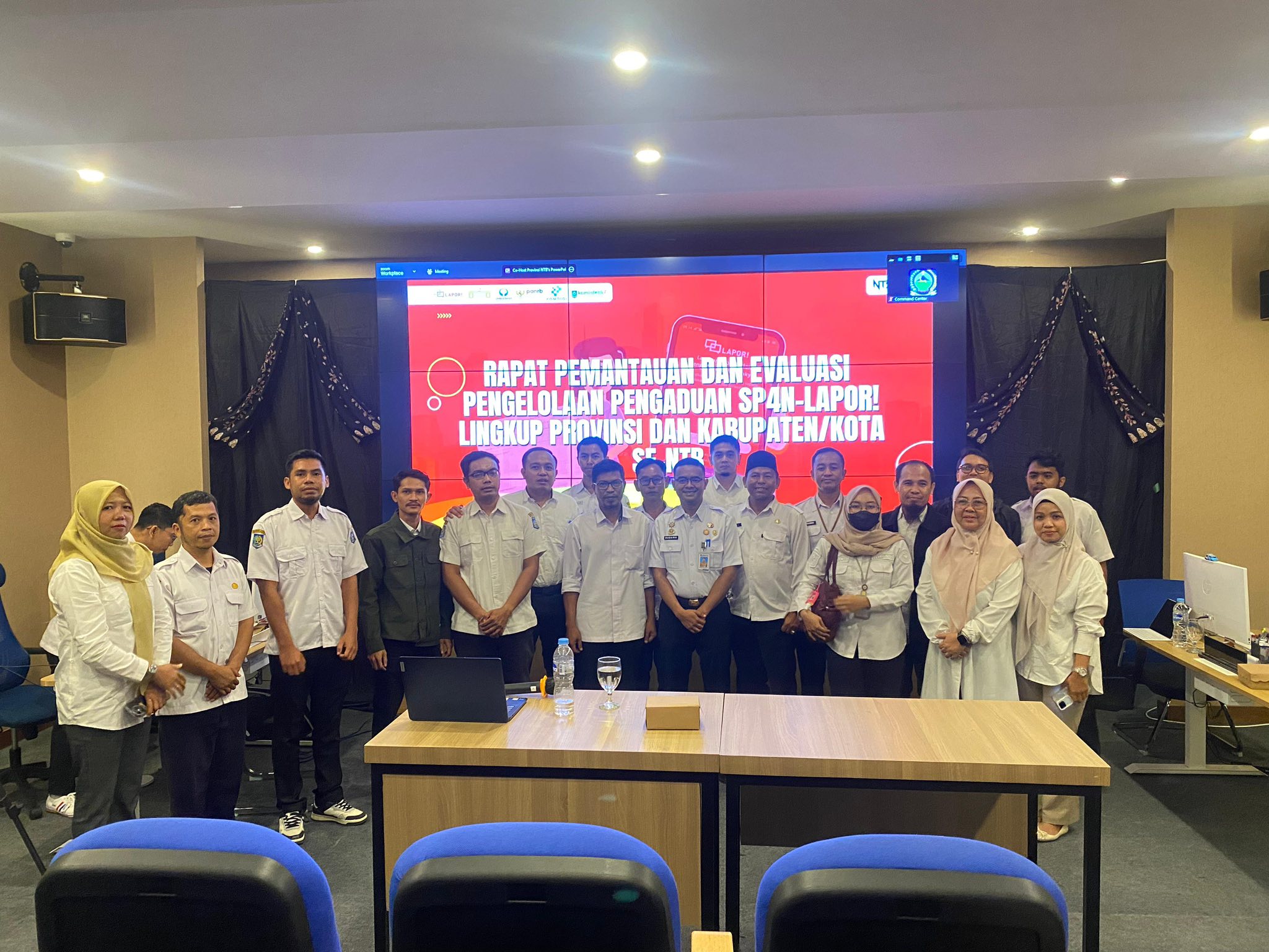 Perkuat Sinergi OPD, Pemprov NTB Evaluasi Pengelolaan SP4N-Lapor