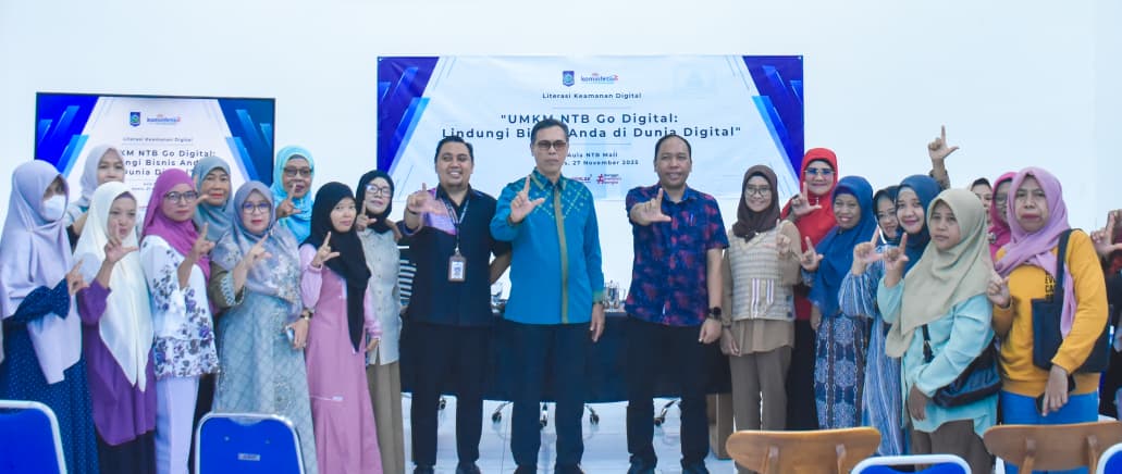 UMKM NTB Go Digital: Dinas Kominfotik Dorong Pelaku Usaha Lindungi Bisnis di Era Digital