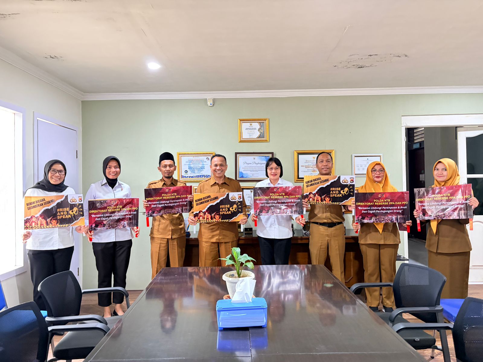 Perangi Kekerasan Berbasis Digital, Dinas Kominfotik NTB dan Direktorat PPA Polda NTB Perkuat Kolaborasi