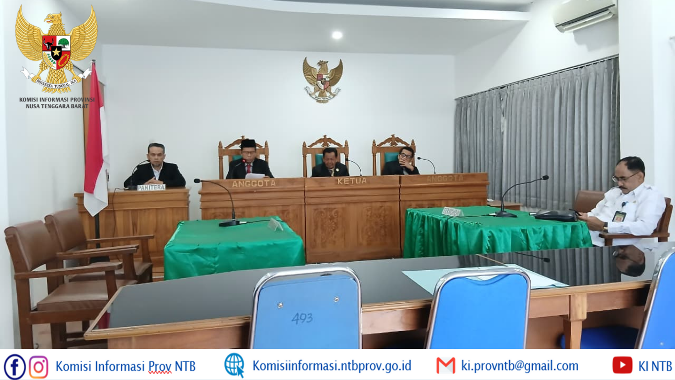 Komisi Informasi NTB Kabulkan Permohonan LAUK dalam Sengketa Informasi dengan Dinas Koperasi dan UKM Lombok Tengah