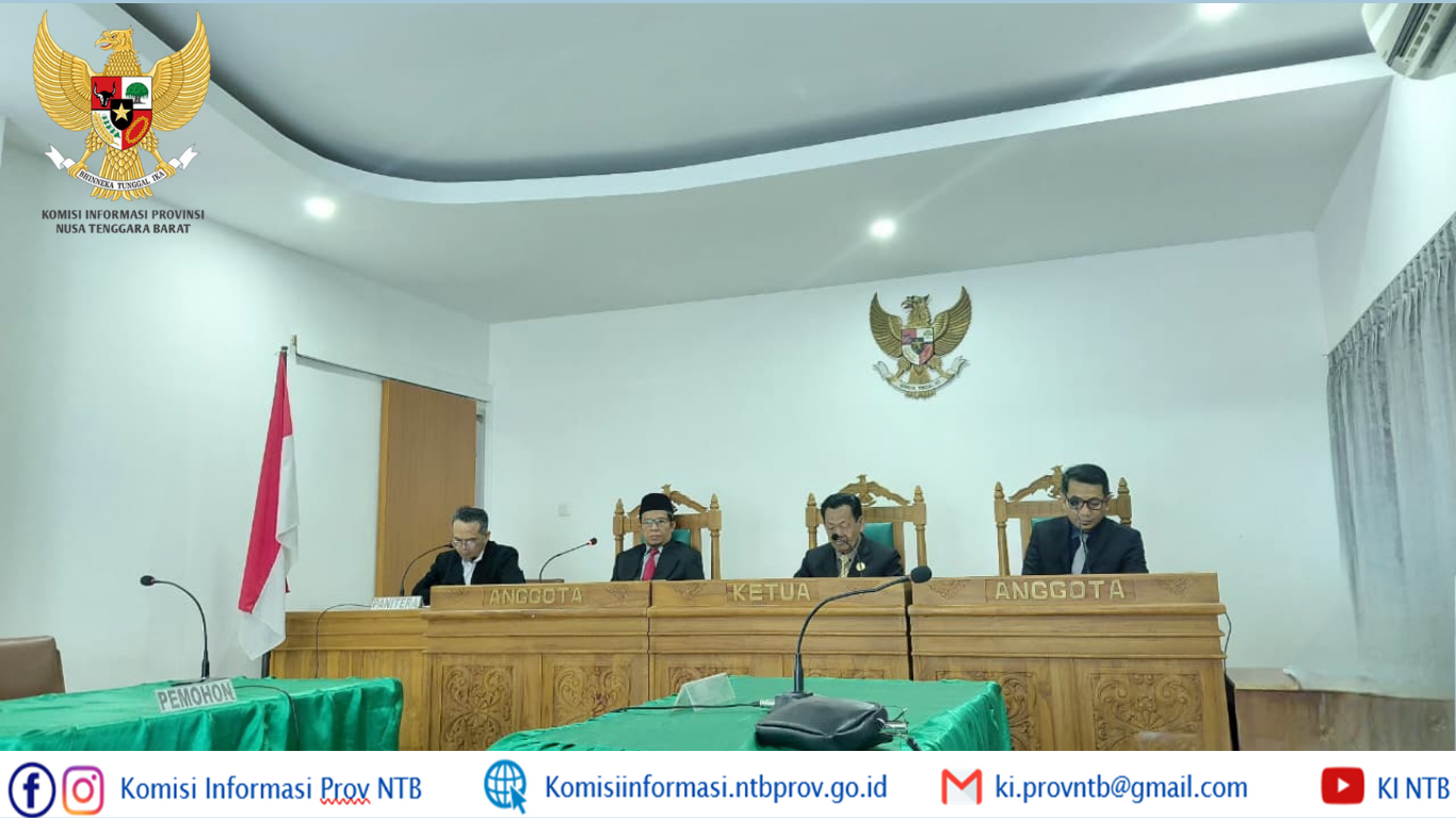 Komisi Informasi NTB Kabulkan Permohonan LAUK dalam Sengketa dengan PDAM Lombok Tengah