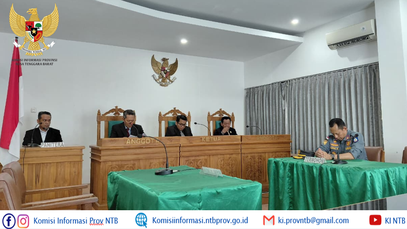 Komisi Informasi NTB Kabulkan Permohonan LAUK dalam Sengketa Informasi dengan Satpol PP Lombok Tengah