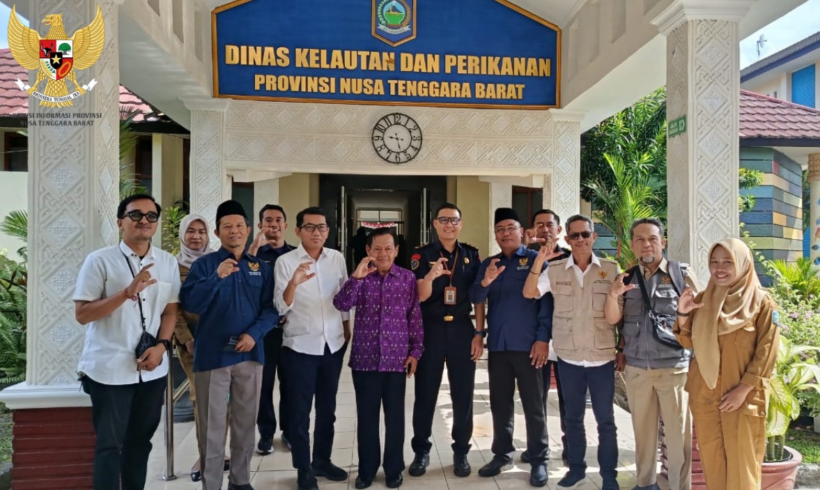 Tim Visitasi Komisi Informasi Provinsi NTB Lakukan Kunjungan ke Dinas Kelautan dan Perikanan Provinsi NTB
