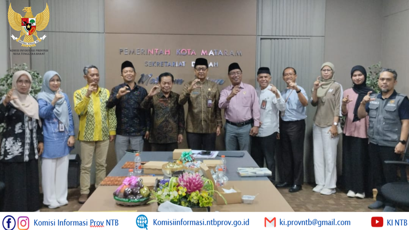 Visitasi Komisi Informasi Provinsi NTB ke Kota Mataram: Paparkan 118 Inovasi Layanan Informasi Publik