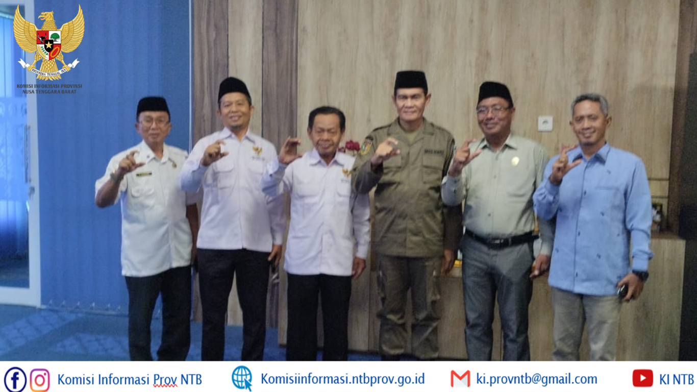 Tim Visitasi Komisi Informasi Provinsi NTB Kunjungi Kabupaten Lombok Tengah