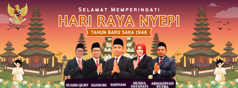 Komisi Informasi Provinsi NTB Mengucapkan Selamat Hari Raya Nyepi Tahun Baru Saka 1448
