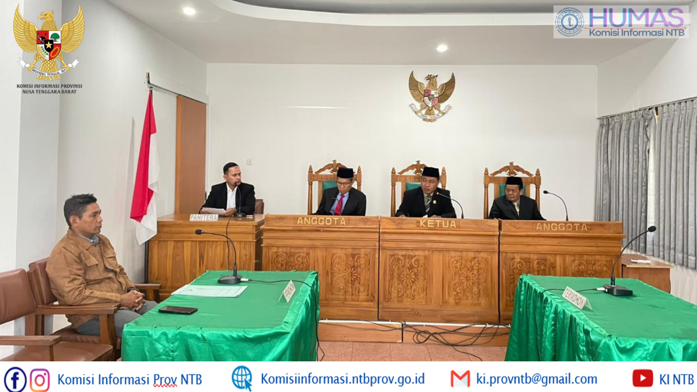 Termohon Tidak Hadir, Sidang Sengketa Informasi Agus Sueb Biantara vs Desa Terong Tawah Ditunda