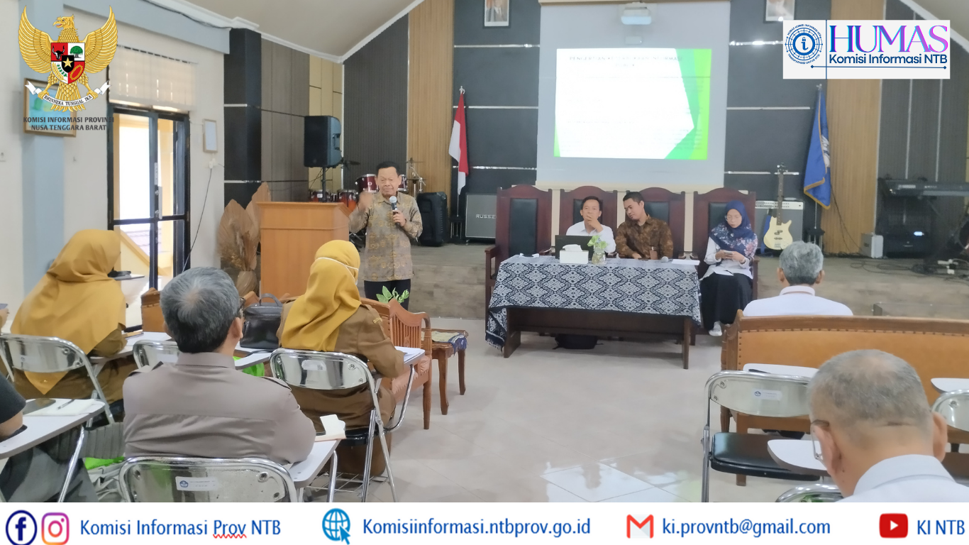 KI NTB Perkuat Strategi Keterbukaan Informasi dalam Forum Konsultasi Publik 2026 Balai Bahasa NTB
