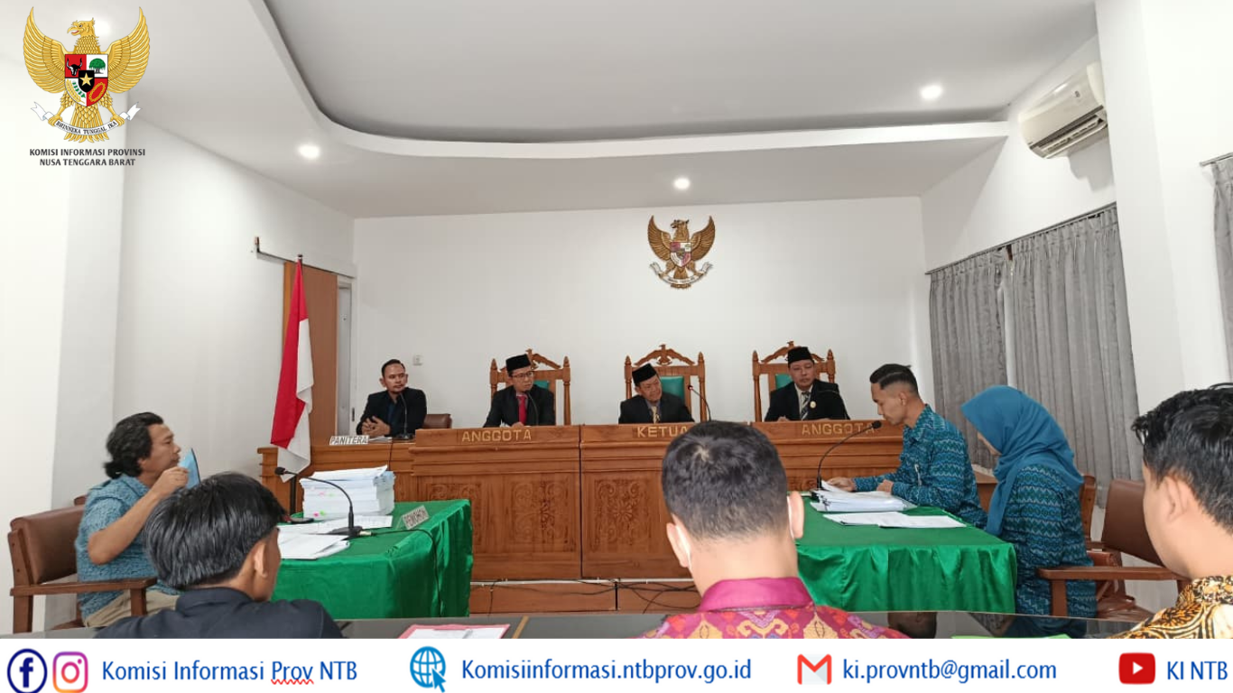 Sidang Pembuktian Sengketa Informasi LAUK vs BPJS Ketenagakerjaan NTB Fokus pada Kewenangan PPID