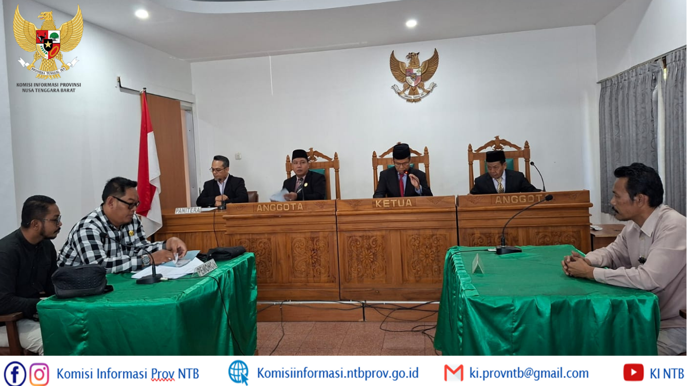 FP4-NTB dan Desa Bunut Baok Sepakati Mediasi Lanjutan dalam Sidang Sengketa Informasi di KI NTB