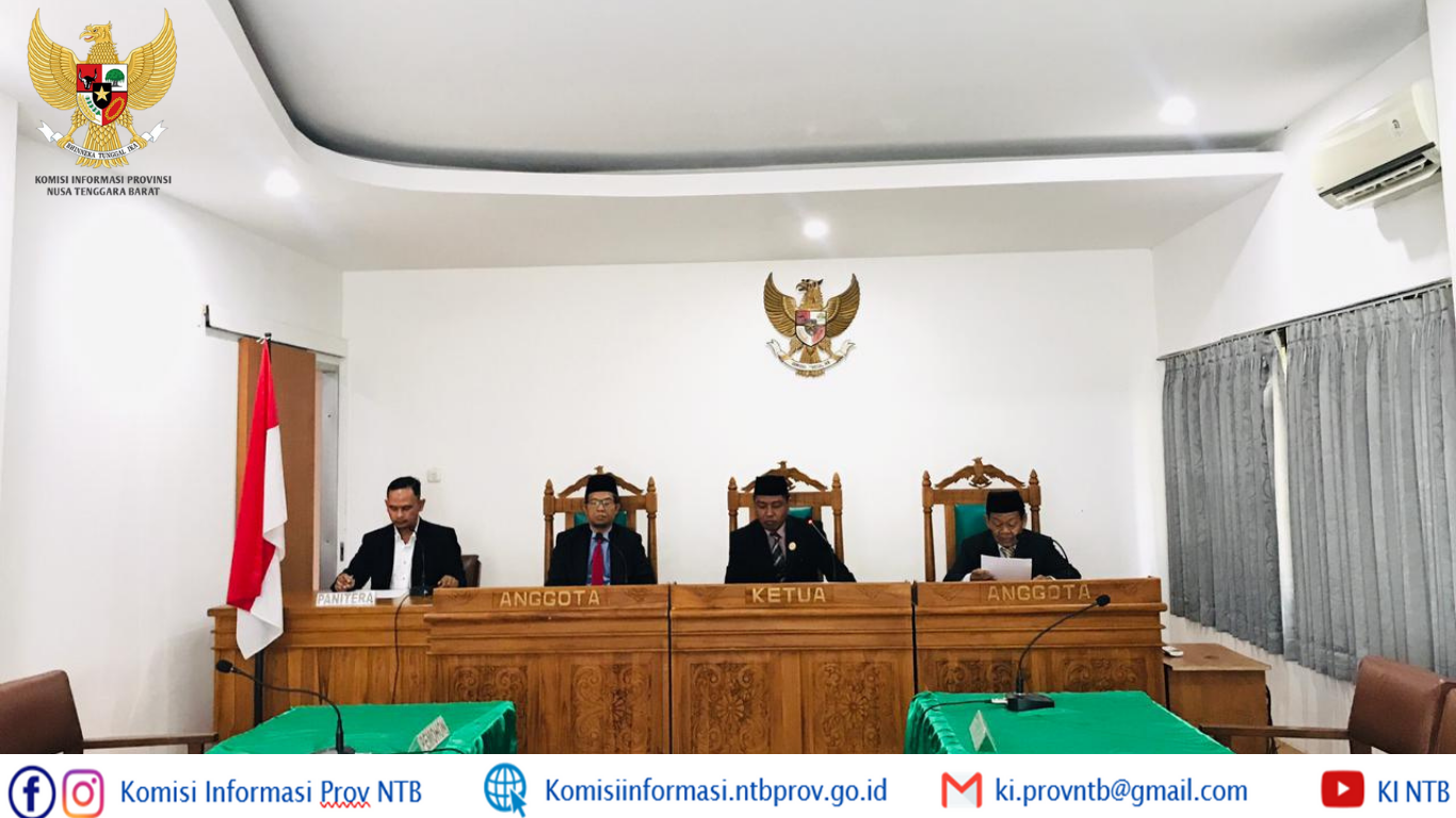 Majelis Komisi Informasi NTB Kabulkan Seluruh Permohonan LAUK dalam Sidang Sengketa Informasi