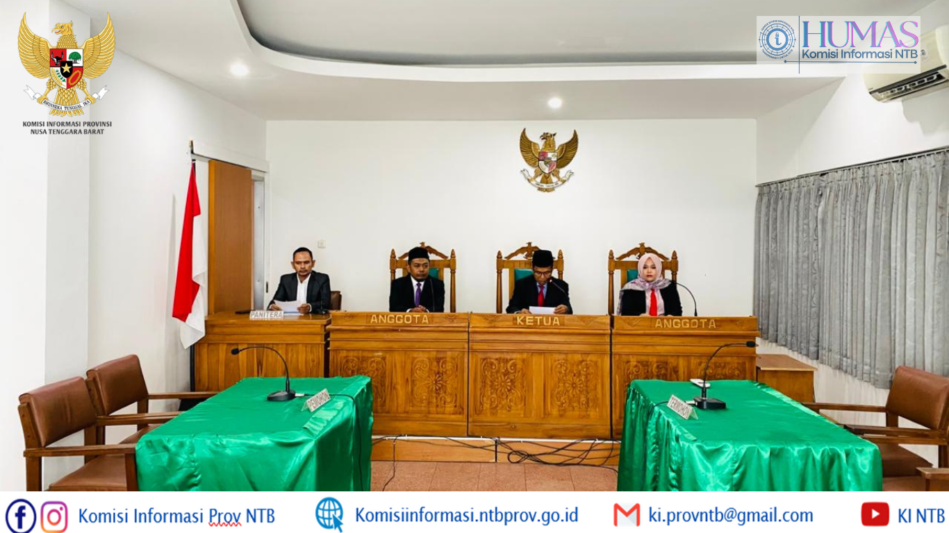 Sidang Sengketa Informasi LAUK vs Dinas PUPR Lombok Tengah Ditunda, Kedua Pihak Tidak Hadir