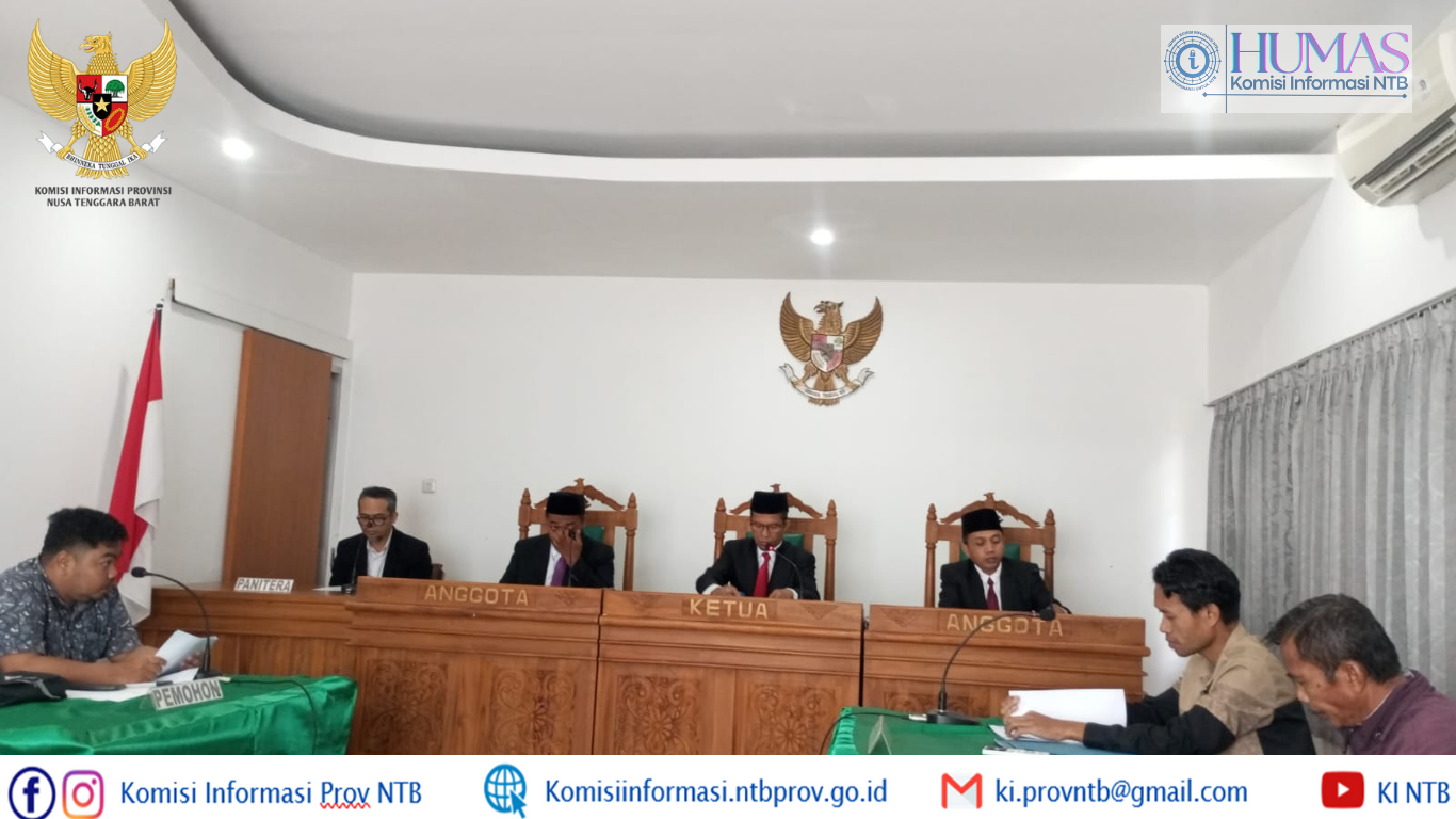 Mediasi Sengketa Informasi di KI NTB Berhasil, Pemdes Jurit Baru Sepakat Serahkan Dokumen kepada Pemohon