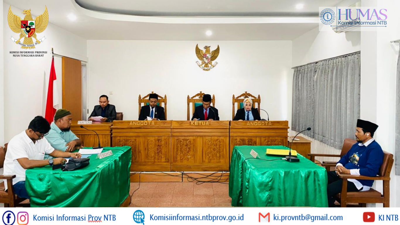 Sidang Sengketa Informasi FP4-NTB vs Dinas PUPR Loteng Berlanjut ke Tahap Mediasi Lanjutan