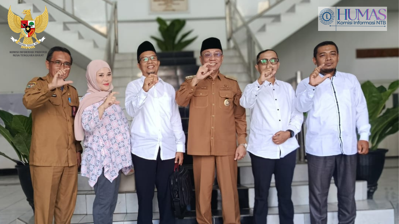 Kunjungan Perdana Komisioner Baru KI NTB, Pemkot Bima Sambut Hangat