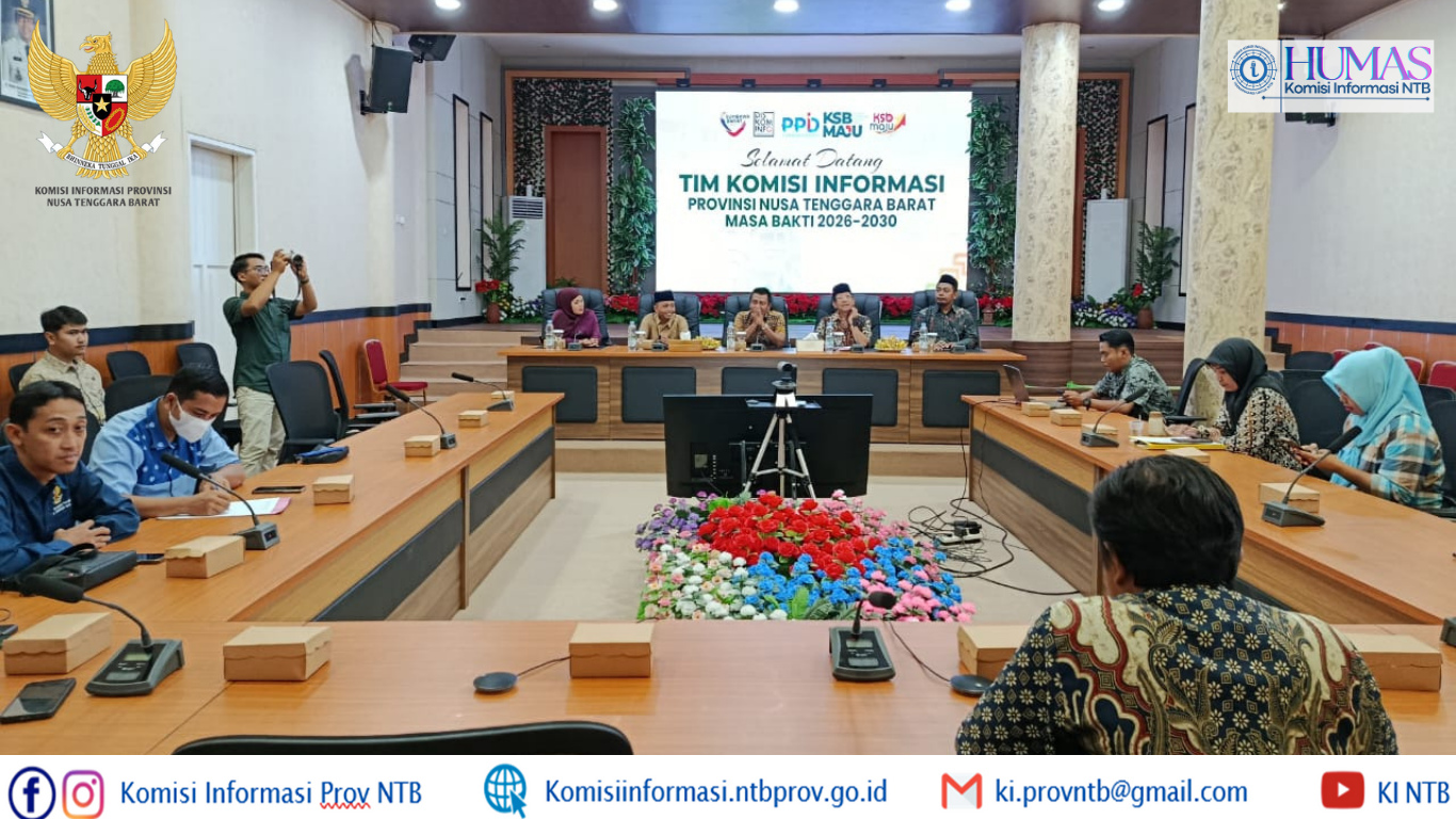 Perkuat Keterbukaan Informasi, KI NTB dan Pemkab KSB Bahas Sinergi Strategis