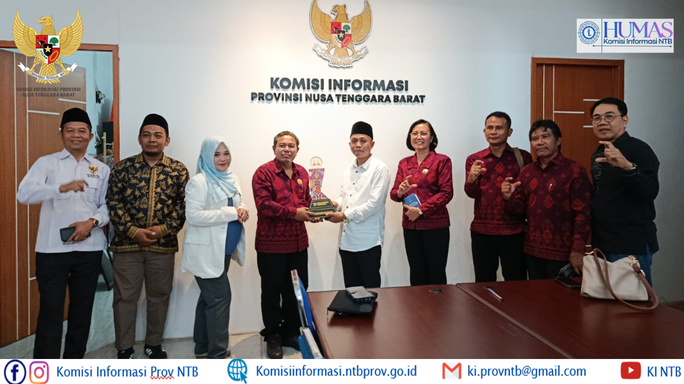 Studi Tiru ke NTB, KI Bali Dalami Praktik Keterbukaan Informasi Berprestasi