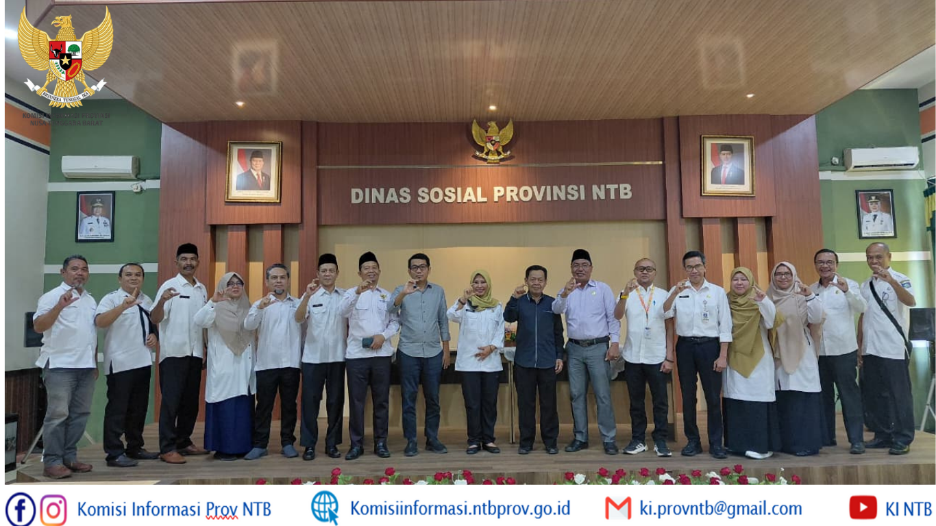 Evaluasi KIP 2025: Tim Visitasi KI NTB Sambangi Dinas Sosial Provinsi NTB