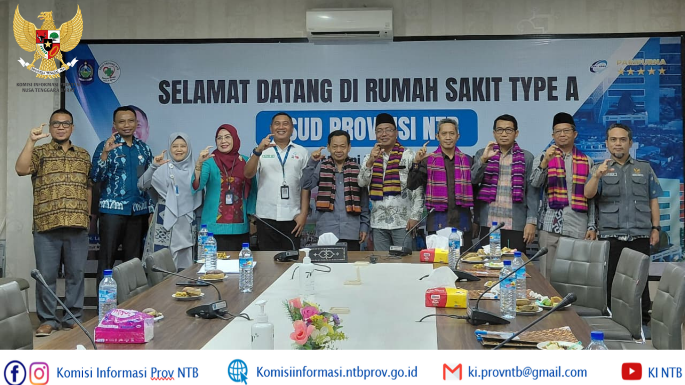 Visitasi KI NTB ke RSUD NTB: Evaluasi Layanan, Inovasi, dan Keterbukaan Informasi