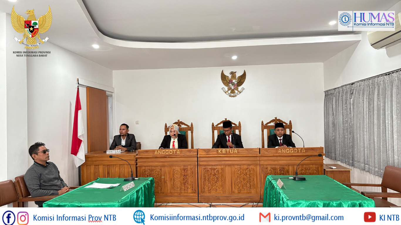 Majelis KI NTB Putuskan Sengketa Informasi Desa Terong Tawah, Pemohon Menang