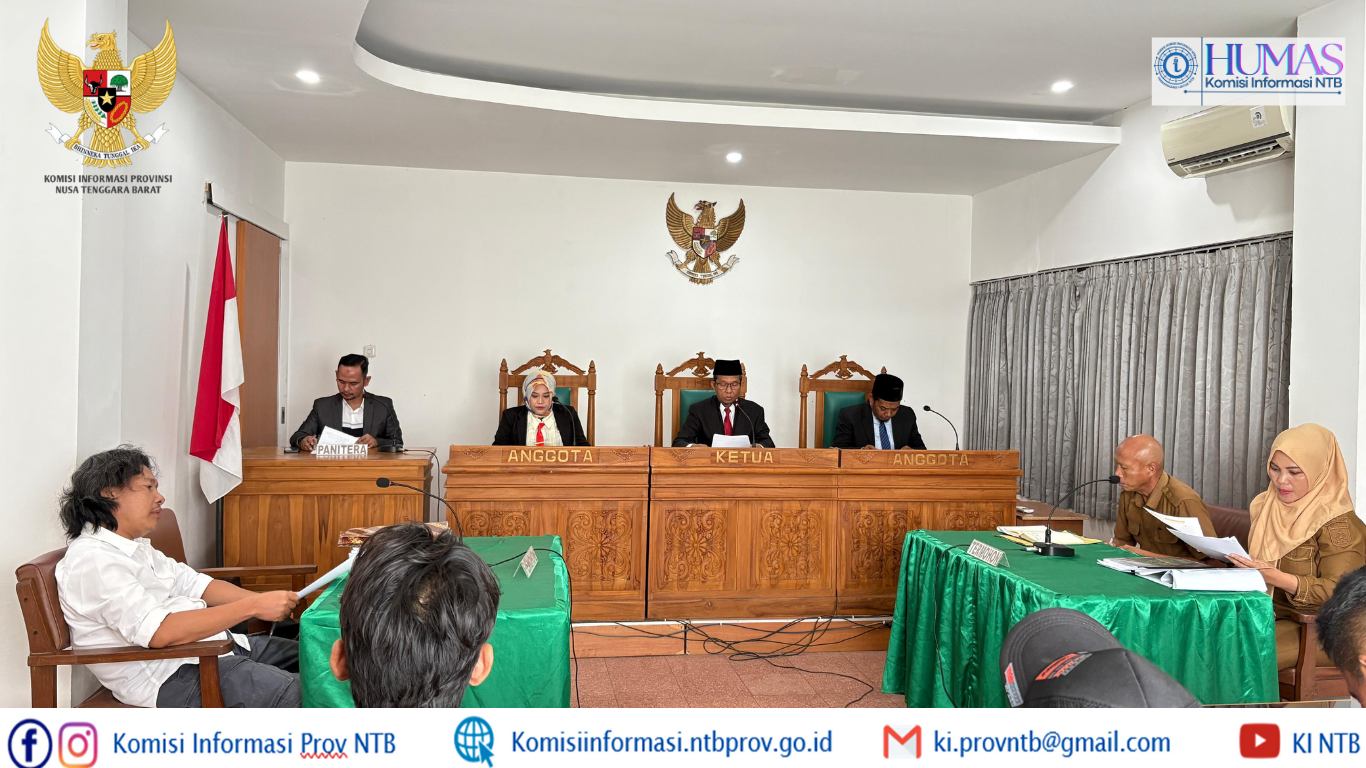 Sidang Sengketa Informasi KI NTB Masuk Tahap Pembuktian, Soroti Transparansi Dana Petani Tembakau