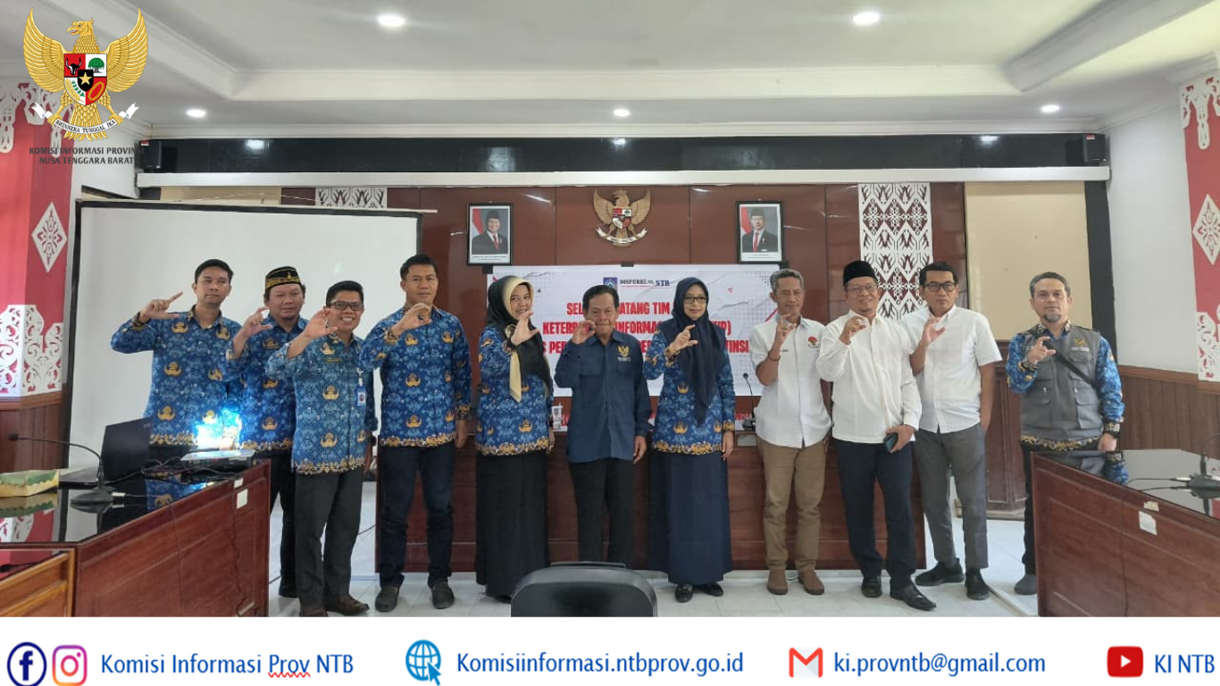 Disperkim NTB Tunjukkan Komitmen Keterbukaan Informasi pada Visitasi KI NTB