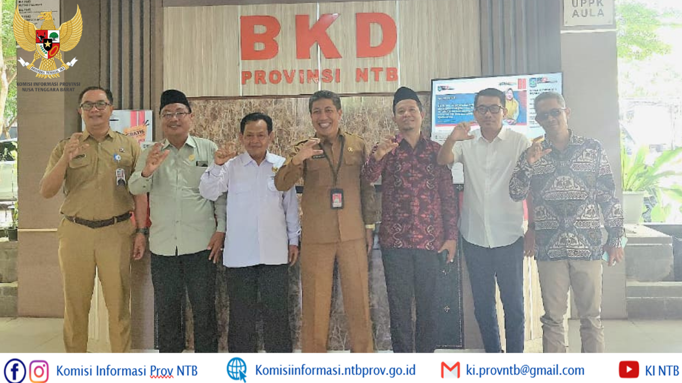 Visitasi KIP KI NTB, BKD NTB Tampilkan Capaian Integrasi Data dan Layanan Publik