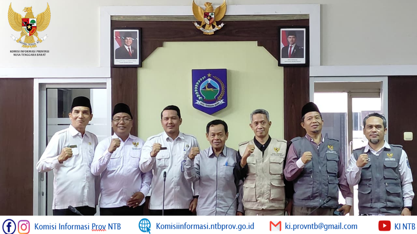 Tim Visitasi KI NTB Lakukan Penilaian Monev ke Biro Hukum Setda NTB, Tegaskan Penguatan Komitmen Keterbukaan Informasi