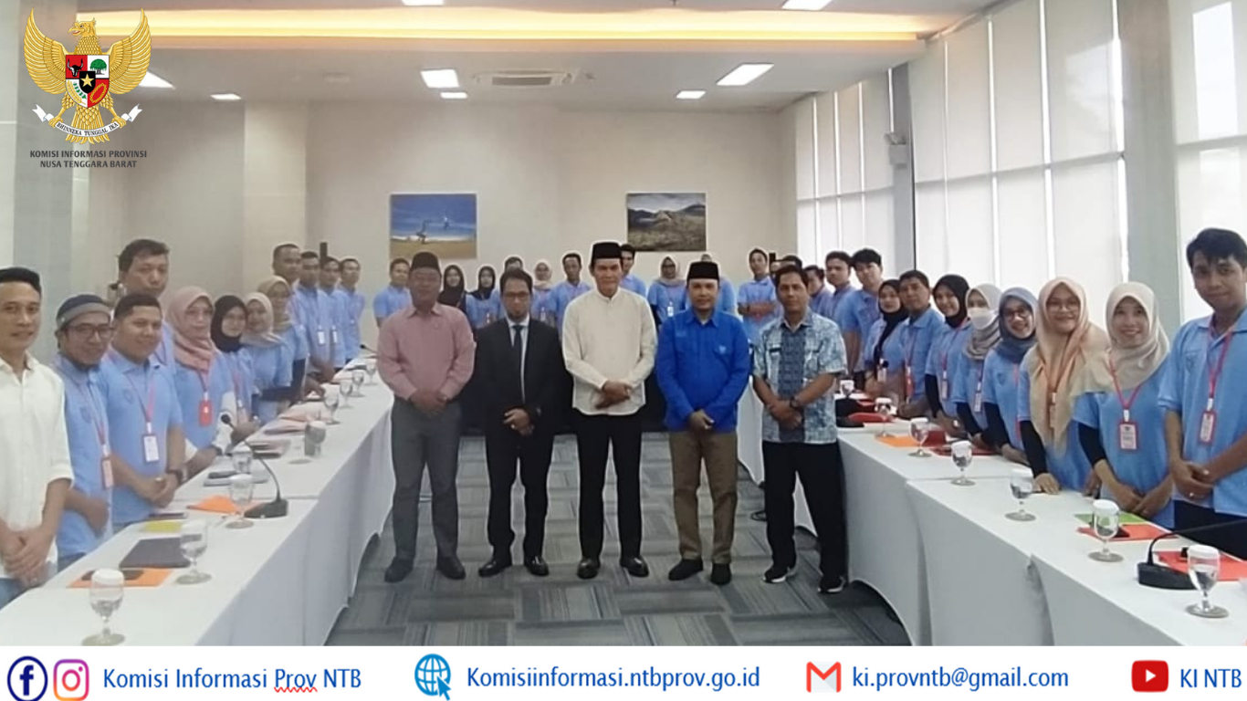 KI NTB Jadi Narasumber Literasi Keterbukaan Informasi Publik Kesehatan di Lombok Tengah