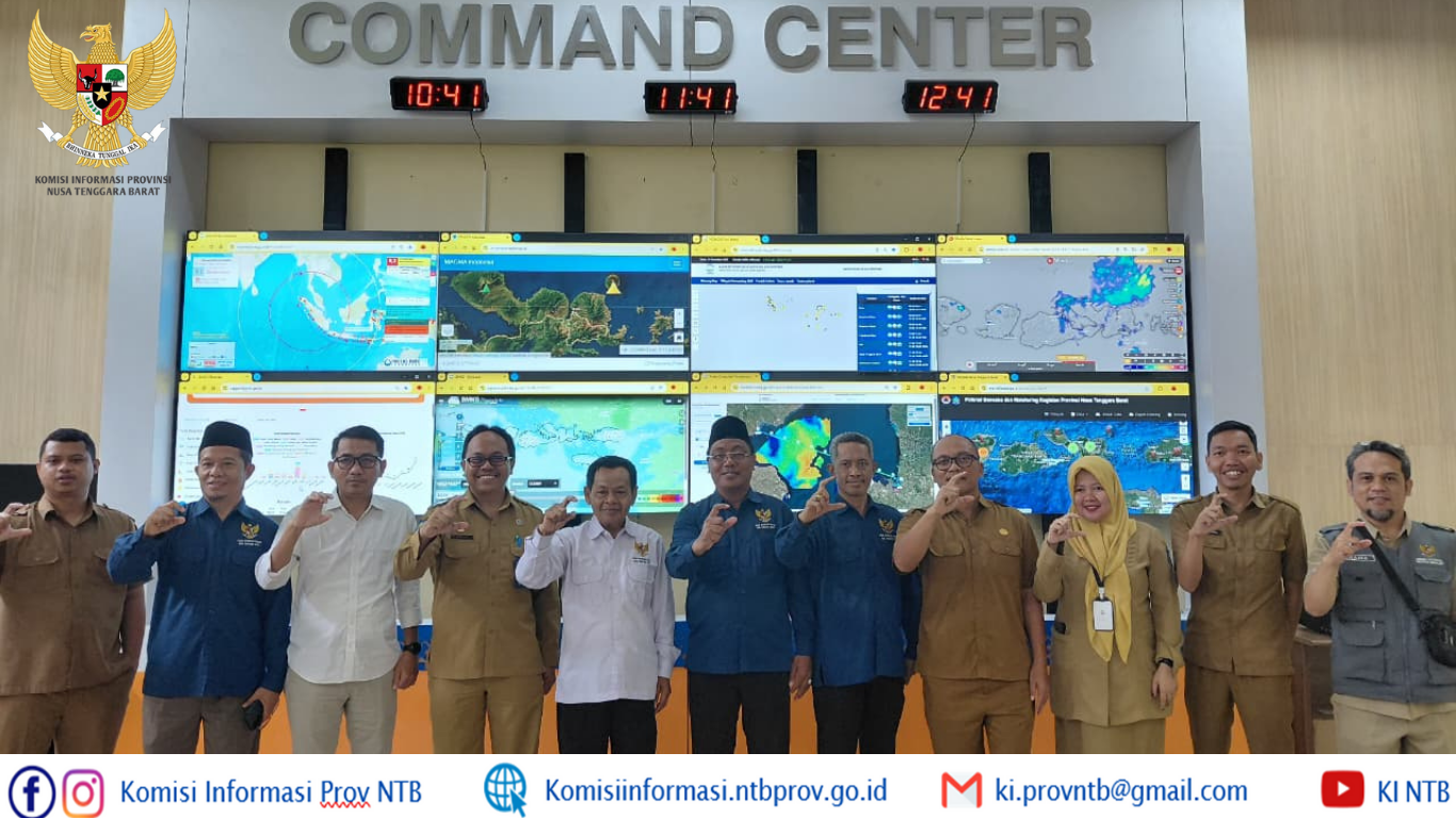KI NTB Dorong Optimalisasi Informasi Kebencanaan melalui Visitasi ke BPBD NTB