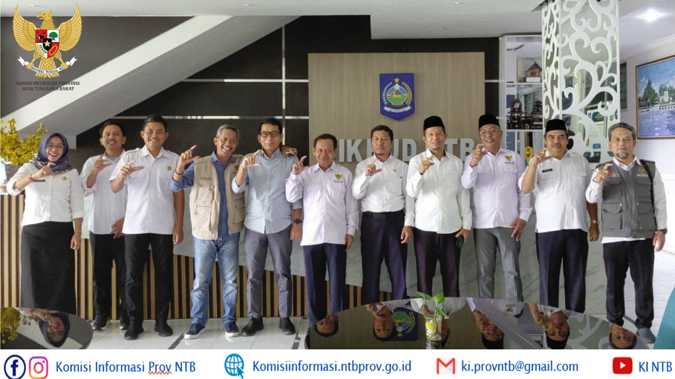 KI NTB Tinjau Layanan Informasi Dikbud NTB, Bahas Inovasi dan Tantangan Pengelolaan Dokumen